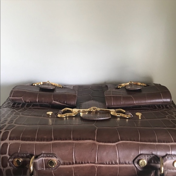 Moschino croc briefcase bag - Picture 8 of 16